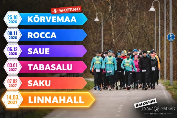 Linnahall jooks-matka plakat, hooaeg 2026/27