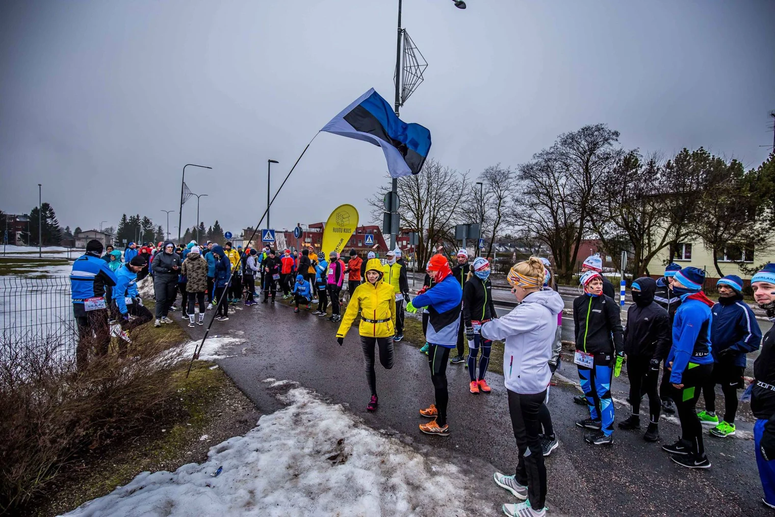 Matkajad Eesti lipuga